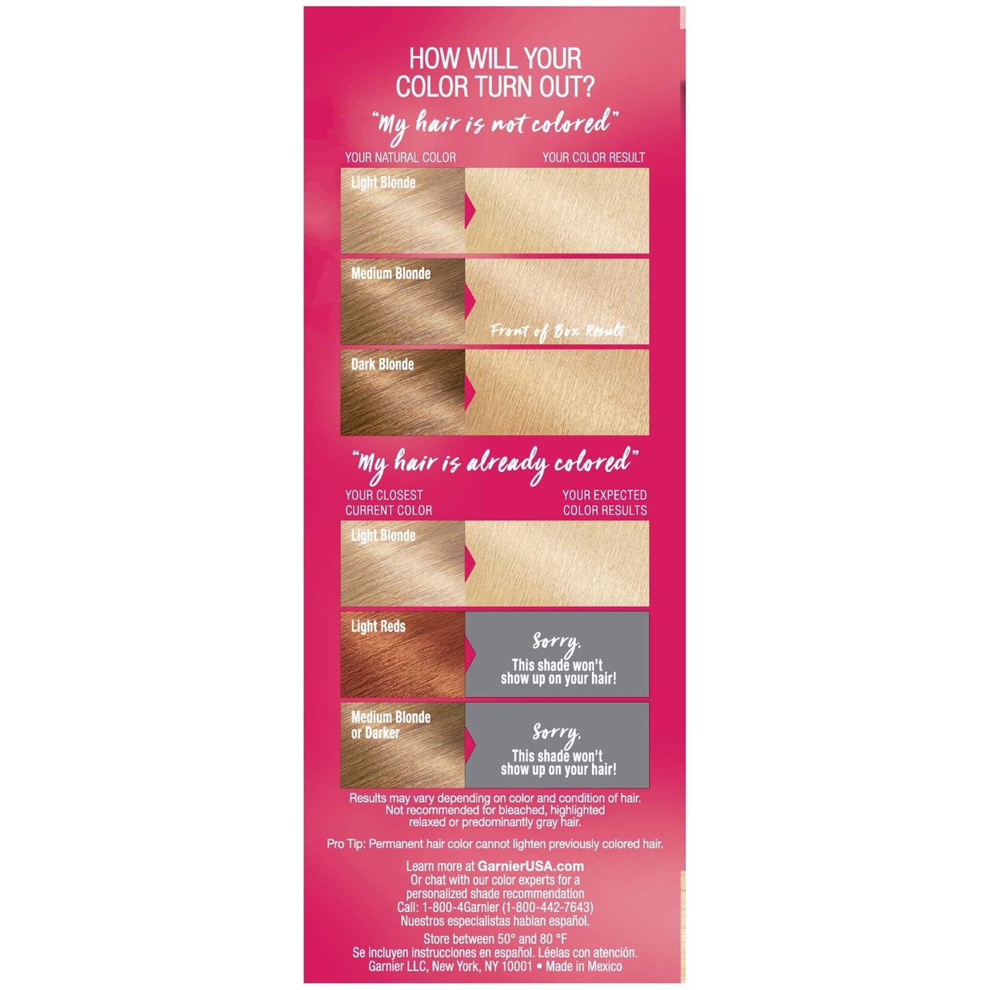 Garnier Hair Color Sensation Rich Long-Lasting Color Cream, 11.3 Extra Ligh Beauty & Personal Care Garnier