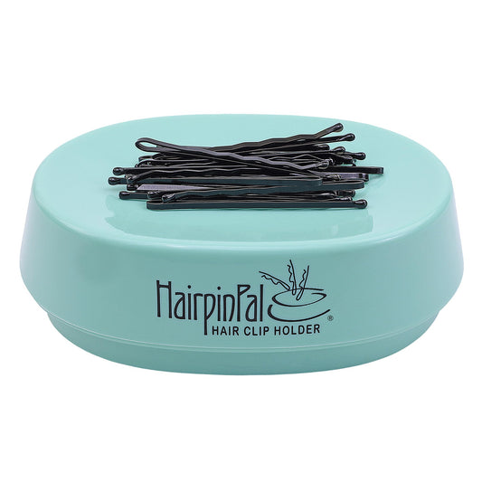 HairpinPal Magnetic Bobby Pin Holder - Easy Hair Clip and Pin Collector - Manage Hair Clips - Keeps Rooms Tidy - Sea Foam Teal - Made in the USA Beauty & Personal Care Blue Feather Products, Inc.