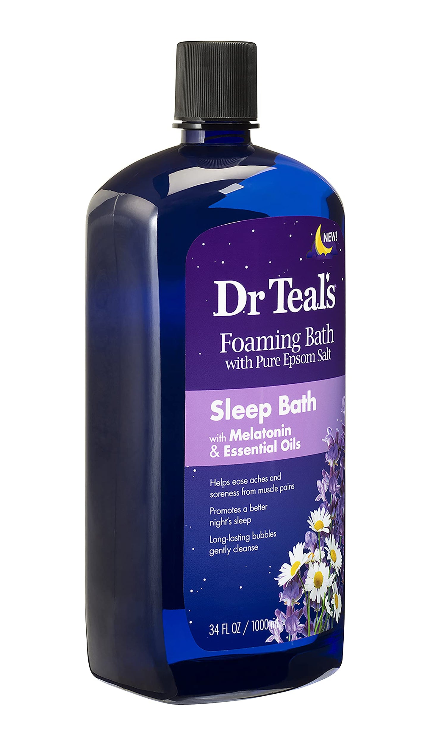 Dr Teal's Foaming Bath Variety Gift Set (2 Pack, 34oz Ea.) - Relax & Relief Eucalyptus & Spearmint, Melatonin Sleep Bath - Essential Oils Blended Beauty and Personal Care Dr Teal's