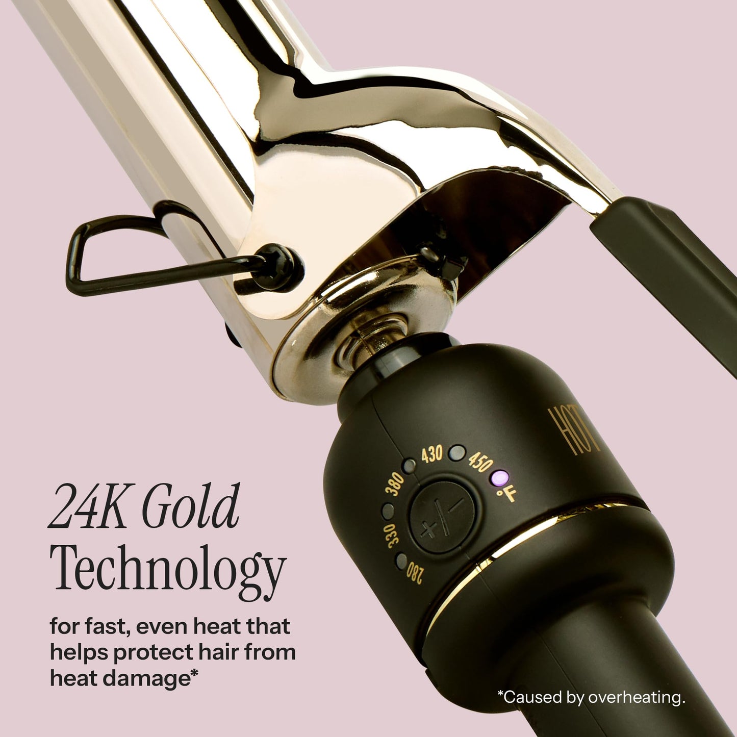 Hot Tools 24K Gold Professional 1" Extended Barrel Curling Iron Beauty and Personal Care HOT TOOLS