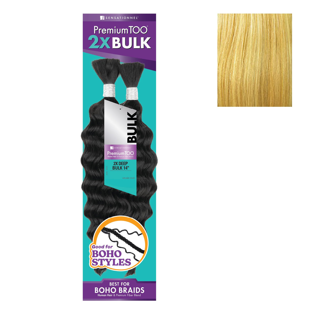 Sensationnel PremiumToo Bulk Weaving-2X Deep,1 Pack 14 inch, S27/613