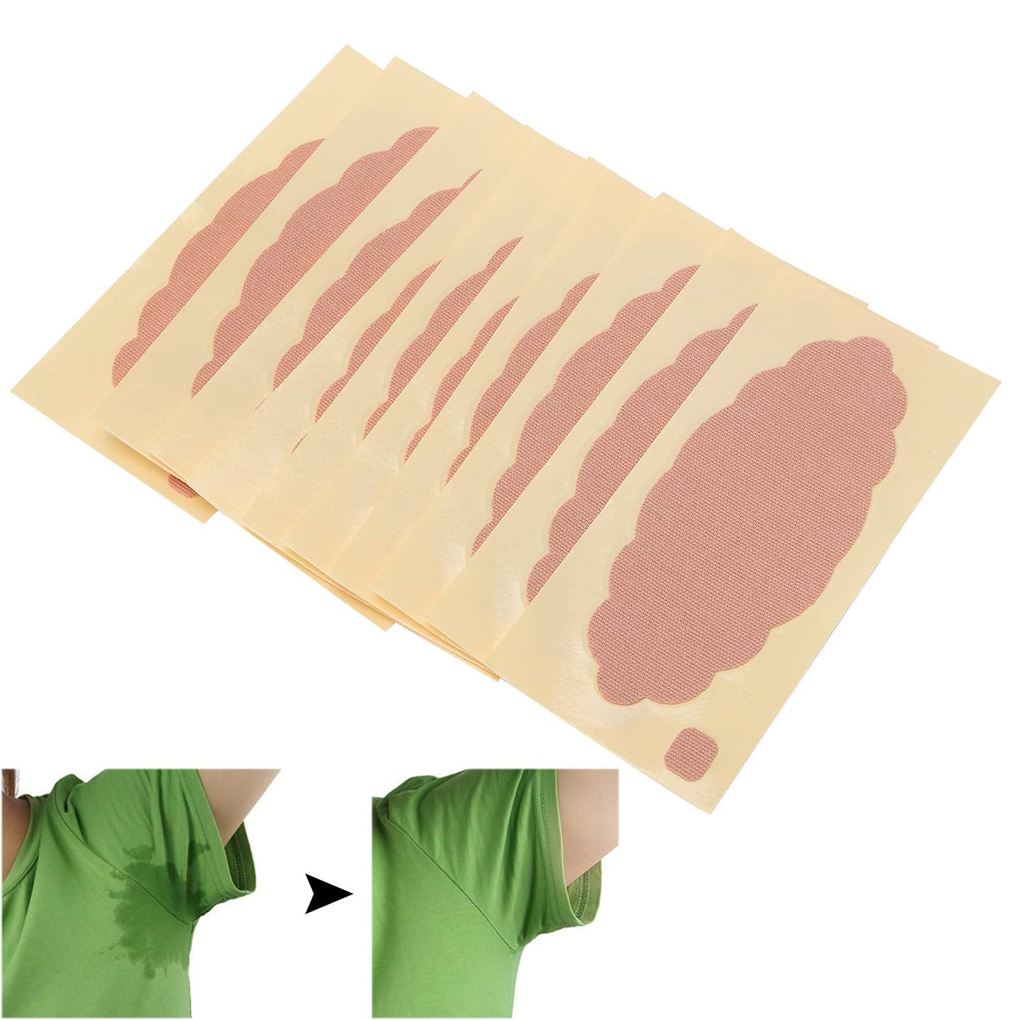Sonew Underarm Antiperspirant Patch, Armpit Sweat Pad, Sweat Absorbing Towel for Male Female, Plantar Sweat Absorbing Patch (10 Pieces) Beauty and Personal Care Sonew