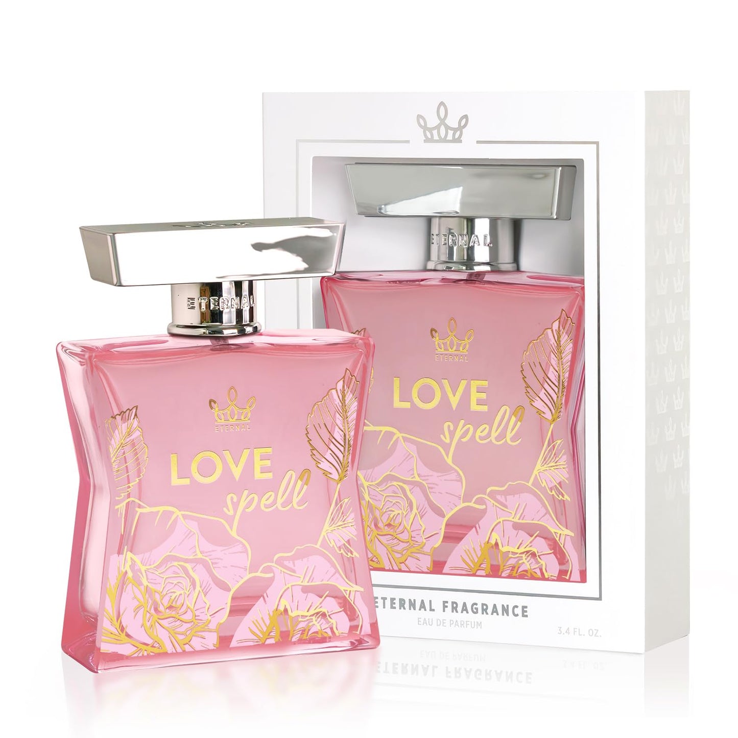 Eternal Fragrance - Eternal Love Spell - Inspired by Designer Gourmand White Flowers Perfume - 3.4 oz (100ml) - EDP - Long-lasting - Clean Ingredients Beauty & Personal Care Eternal Fragrance