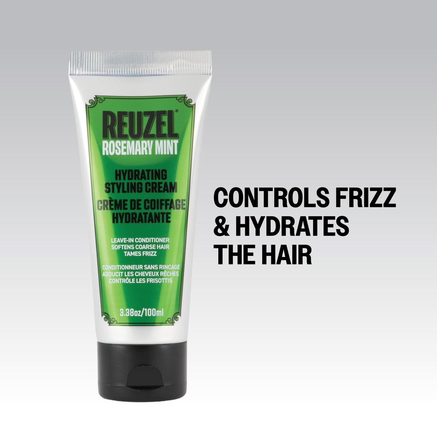 REUZEL Hydrating Style Cream, Low Hold, Water Soluble, Low Shine, Tames Frizz and Nourishes Hair, Vegan Formula, For All Hair Types, 3.38 oz Beauty & Personal Care REUZEL