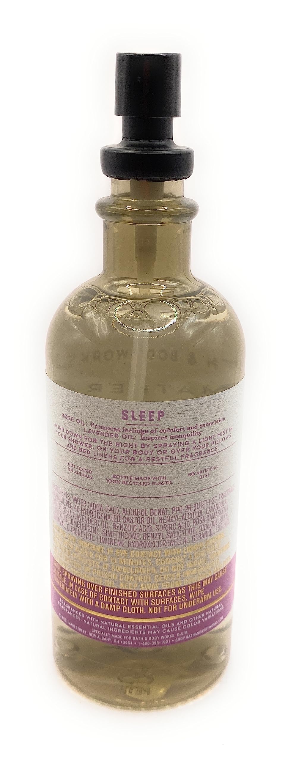 Bath & Body Works Aromatherapy Rose Lavender Sleep Pillow & Body Mist with Natural Essential Oils 5.3 Ounce Beauty & Personal Care Bath and Body Works