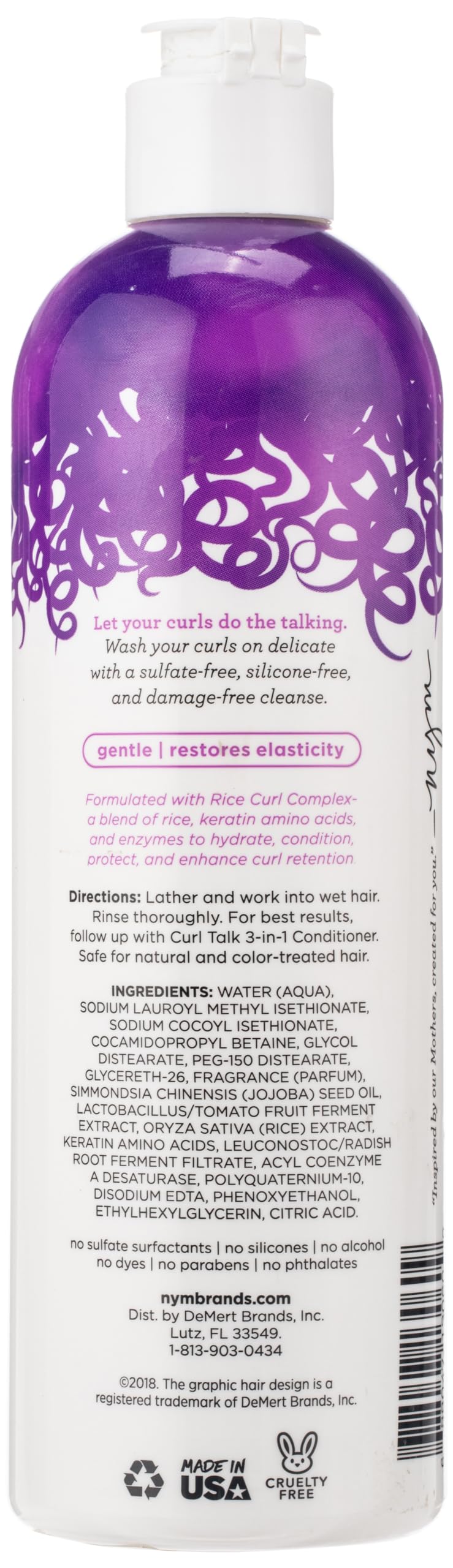 Not Your Mothers Curl Talk Shampoo Curly Hair Shampoo 12 Oz Beauty & Personal Care Not Your Mother's