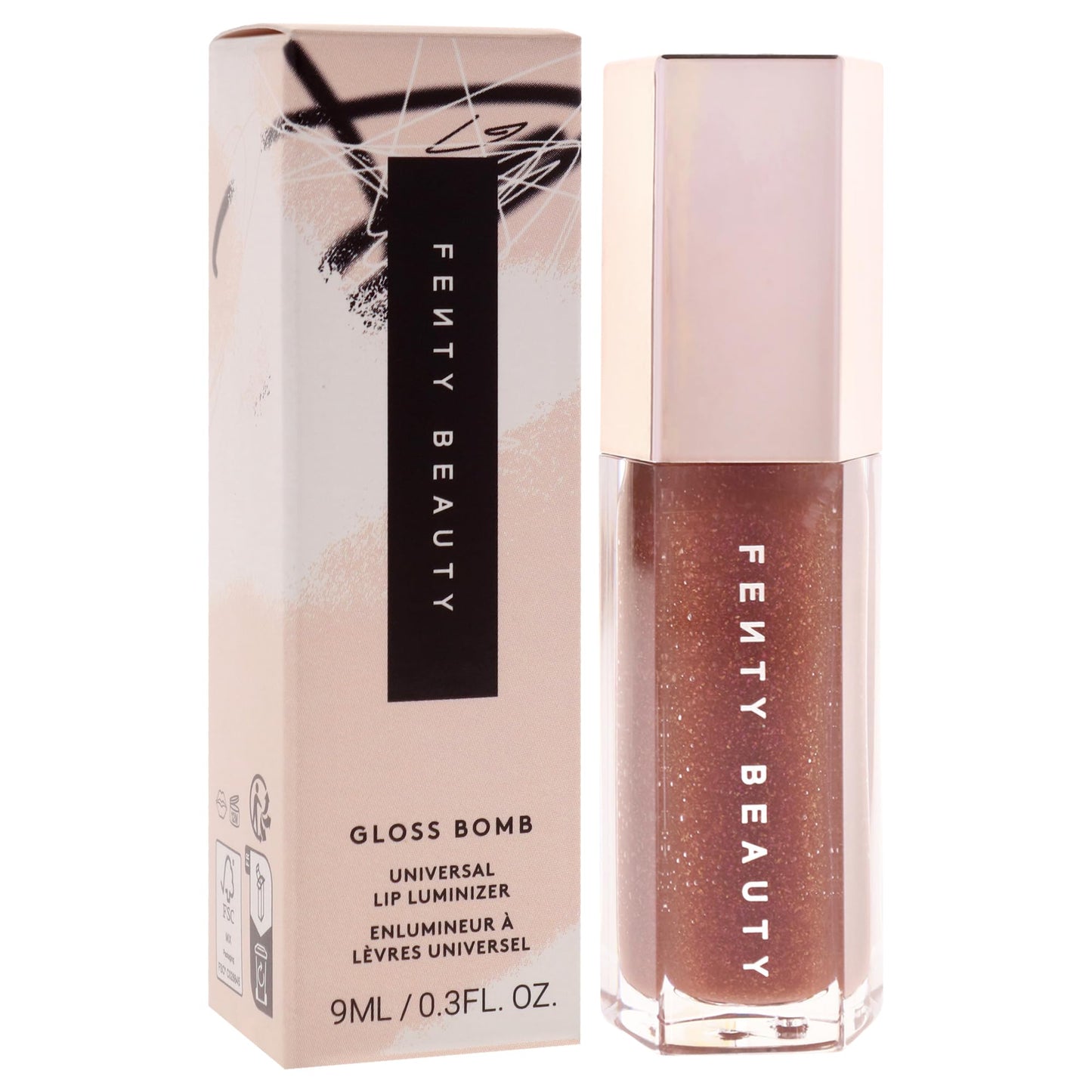 Gloss Bomb Universal Lip Luminizer - 05 Hot Chocolit by Fenty Beauty for Women - 0.3 oz Lip Gloss Beauty & Personal Care FENTY BEAUTY