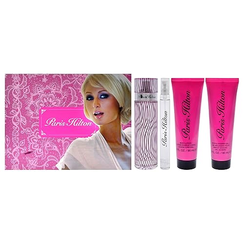 Paris Hilton by Paris Hilton, 4 Piece Gift Set women with Travel Spray Beauty & Personal Care Paris Hilton