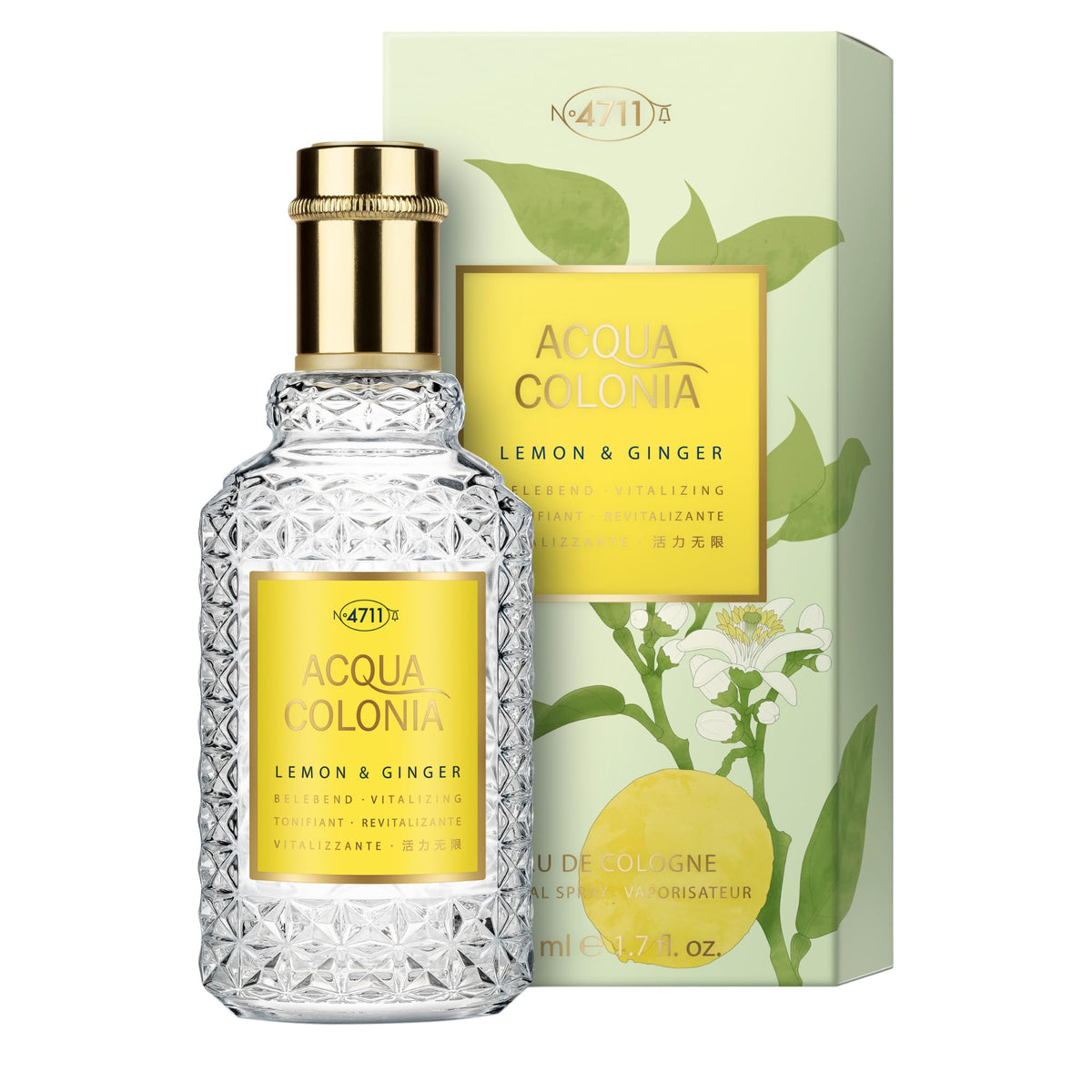 4711 Acqua Colonia Lemon and Ginger Eau de Cologne Spray for Women, 1.7 Ounce Beauty & Personal Care 4711