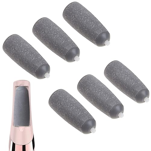 PAI4LEISI 6 Coarse Pedicures Replacement Heads for Flawless Pedi Electric Tool Foot File,Pedi Replacement Roller Head fit Finishing Touch Flawless Beauty & Personal Care P4L