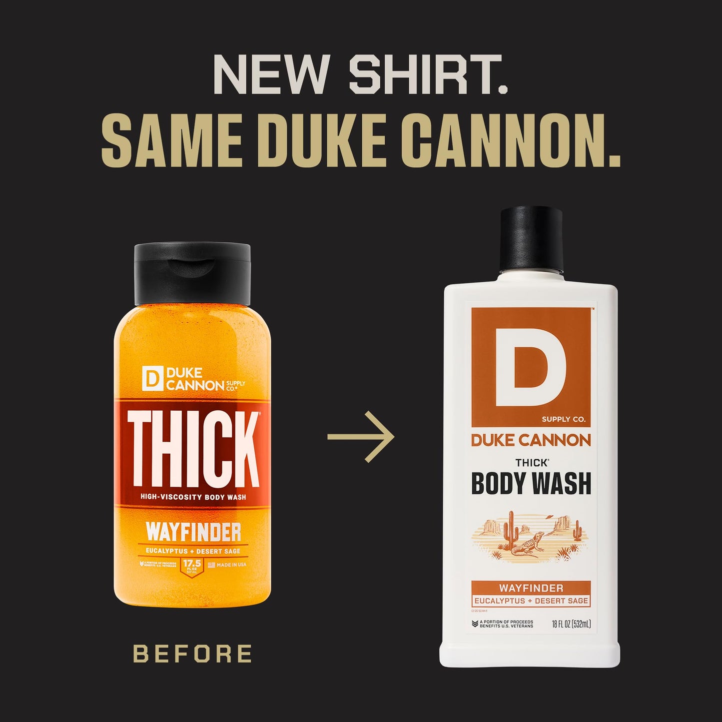 Duke Cannon Supply Co. Thick High Viscosity Body Wash - 3X Thicker, Cleansing Shower and Bath Gel, Mineral-Enriched for Men - Shower Gel - Men’s Body Beauty & Personal Care Duke Cannon Supply Co.
