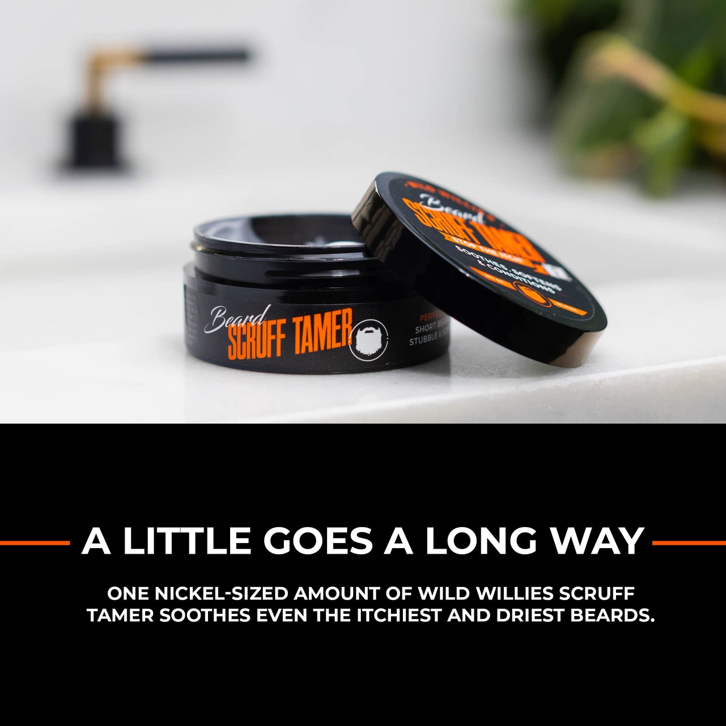 Wild Willies Beard Cream - Scruff Tamer for Short Beards & Stubble, Soothes & Nourishes with Green Tea Extract & Aloe Vera Gel Beauty and Personal Care Wild Willies
