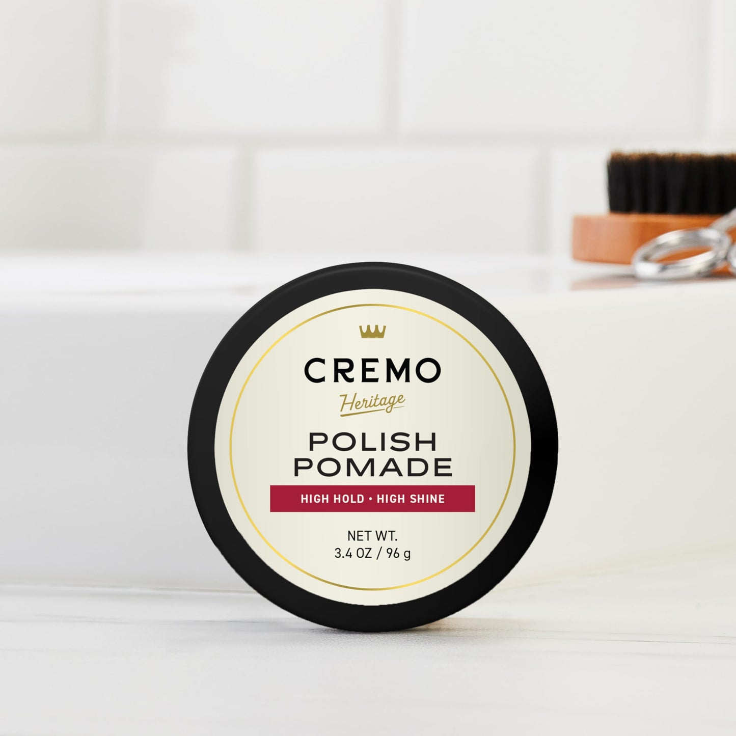 Cremo Hair Styling Shine Pomade for Men - Premium Barber Grade Shine Pomade for Hair Styling, 3.4 Oz Beauty & Personal Care Cremo