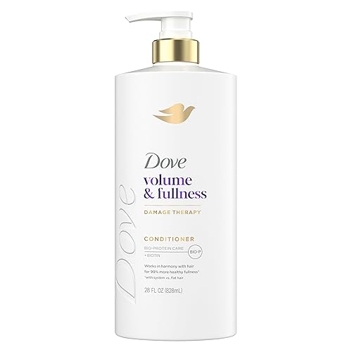 Dove Conditioner Volume & Fullness for Fine, Thin Hair with Bio-Protein Care Technology and Biotin 28 Fl Oz Beauty & Personal Care Dove