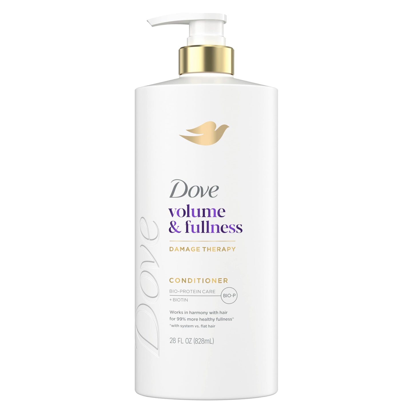 Dove Conditioner Volume & Fullness for Fine, Thin Hair with Bio-Protein Care Technology and Biotin 28 Fl Oz Beauty & Personal Care Dove