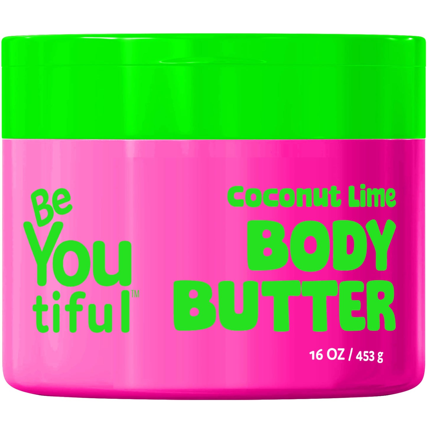 BeYoutiful Coconut Lime Body Butter for Dry Skin, Vitamin E, Coconut Oil & Shea Butter, Cruelty Free Hydrating Moisturizer for Kids & Teens, 16 oz Beauty & Personal Care BeYoutiful