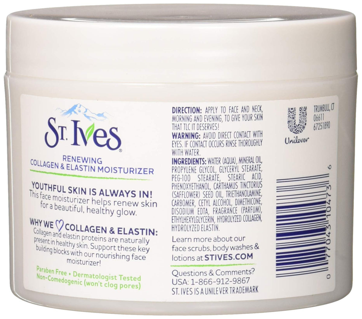 St. Ives Renewing Collagen & Elastin Moisturizer, 10 oz (Pack of 2) Beauty & Personal Care St. Ives