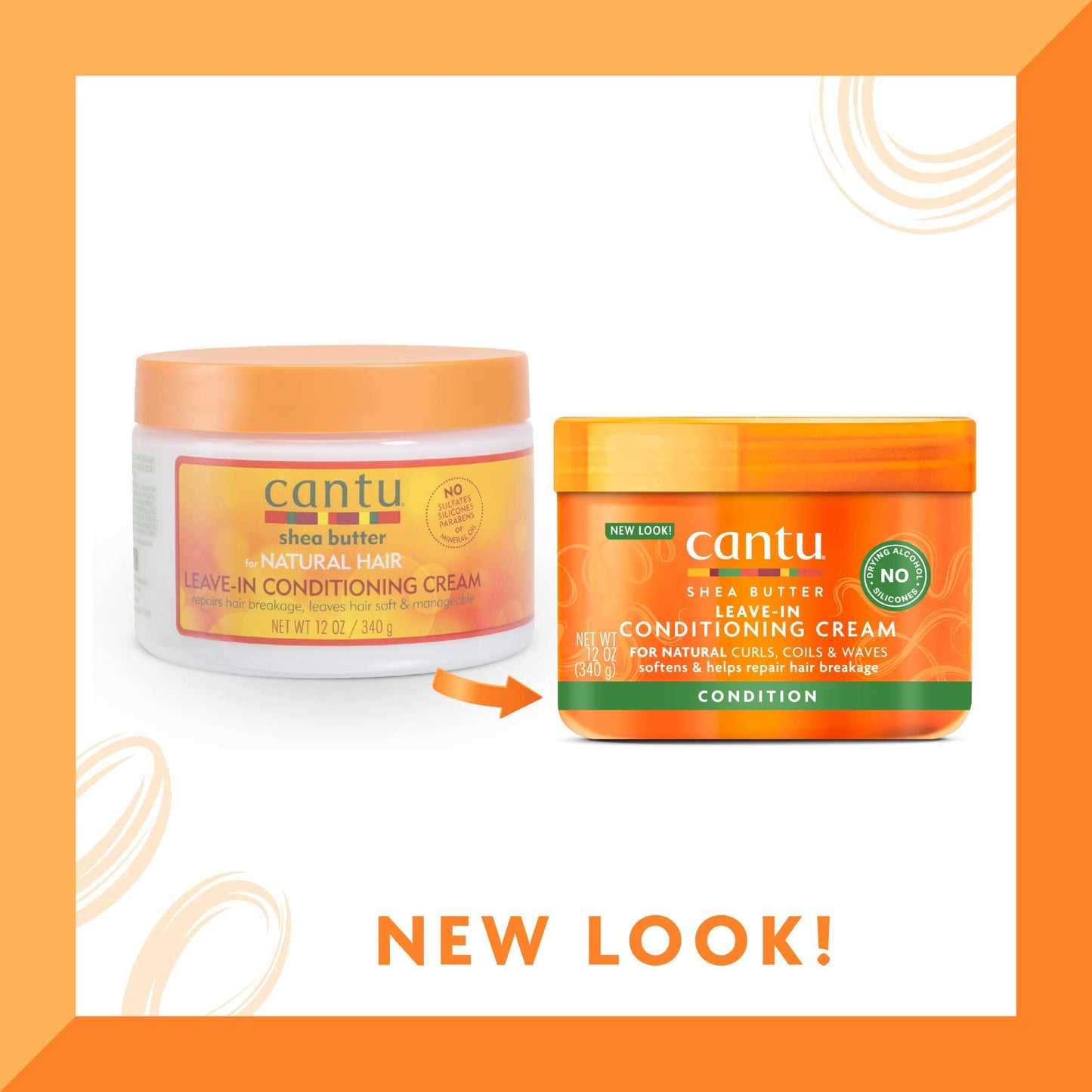 Cantu Shea Butter for Natural Hair Leave in Conditioning Cream, 12 Oz Beauty & Personal Care Cantu