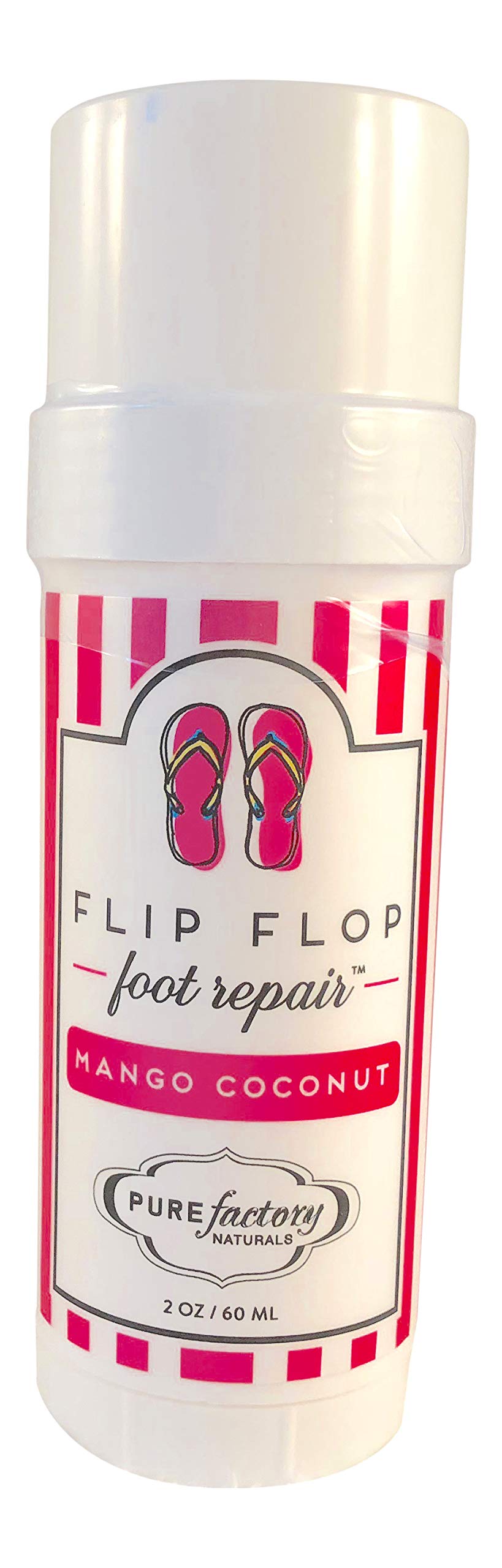 Foot Balm Moisturizer For Rough Heels & Dry, Cracked Feet - Flip Flop Foot Repair Bundle - 4 Pack - Mango Coconut, Lime Sugar, Orange Honey Beauty & Personal Care PureFactory Naturals