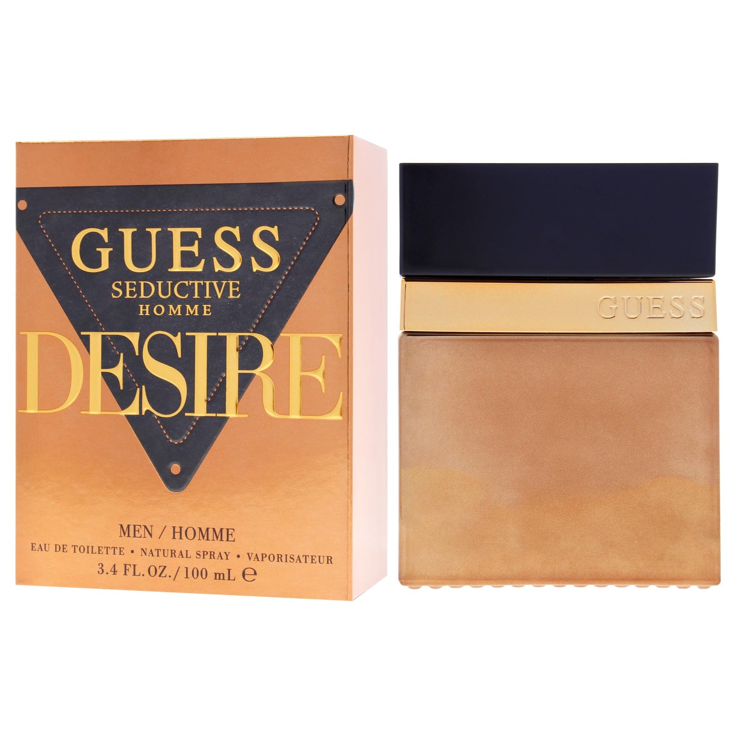 GUESS Seductive Desire For Men/Homme Eau De Toilette Cologne and Fragrance Spray For Men, 3.4 Fl. Oz. Beauty & Personal Care GUESS