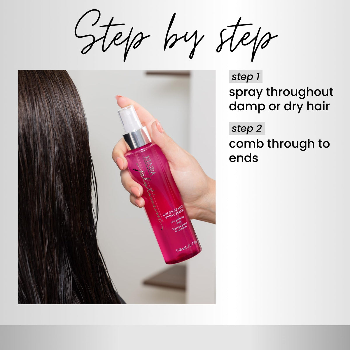 Kenra Professional Platinum Color Charge Spray Serum | Color Protecting Spray |Retains Color Pigments With Shine | Environmental & Thermal Protection