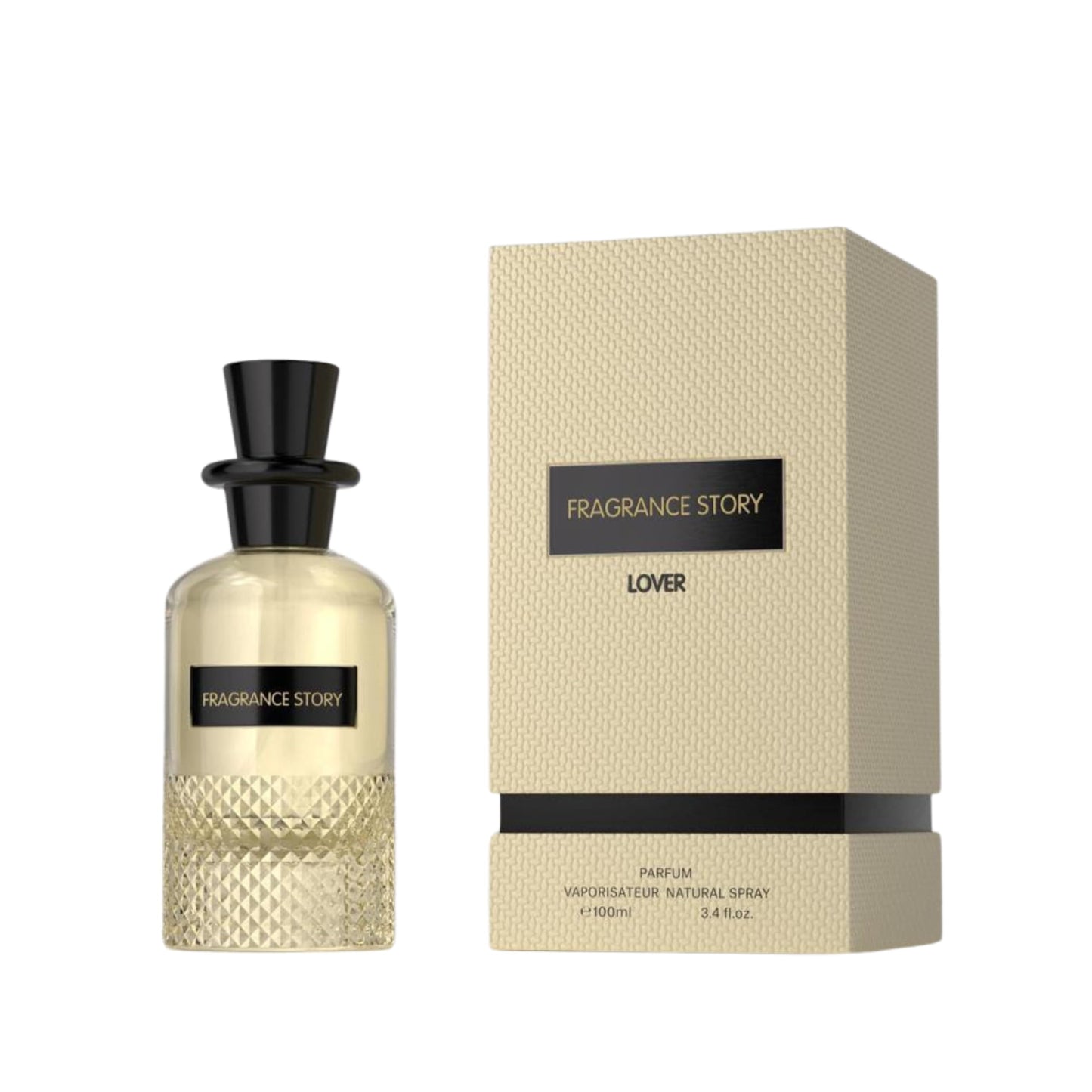 Fragrance Story Inc LOVER 3.4OZ EAU DE PARFUM FOR MEN Beauty & Personal Care FRAGRANCE STORY