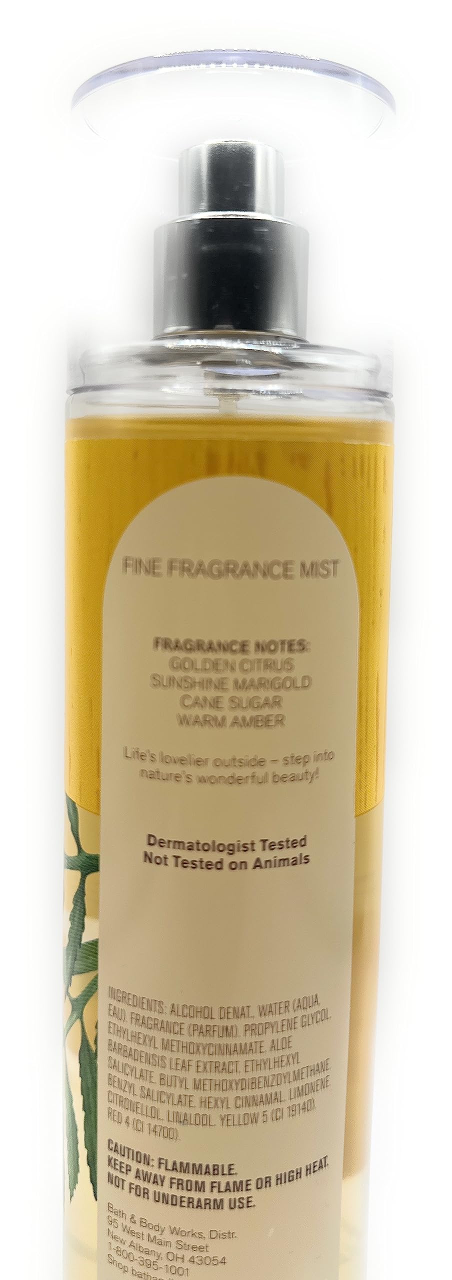 Bath and Body Works Marigold & Cane Sugar Fine Fragrance Mist 8 Ounce Body Spray Beauty & Personal Care Bath & Body Works