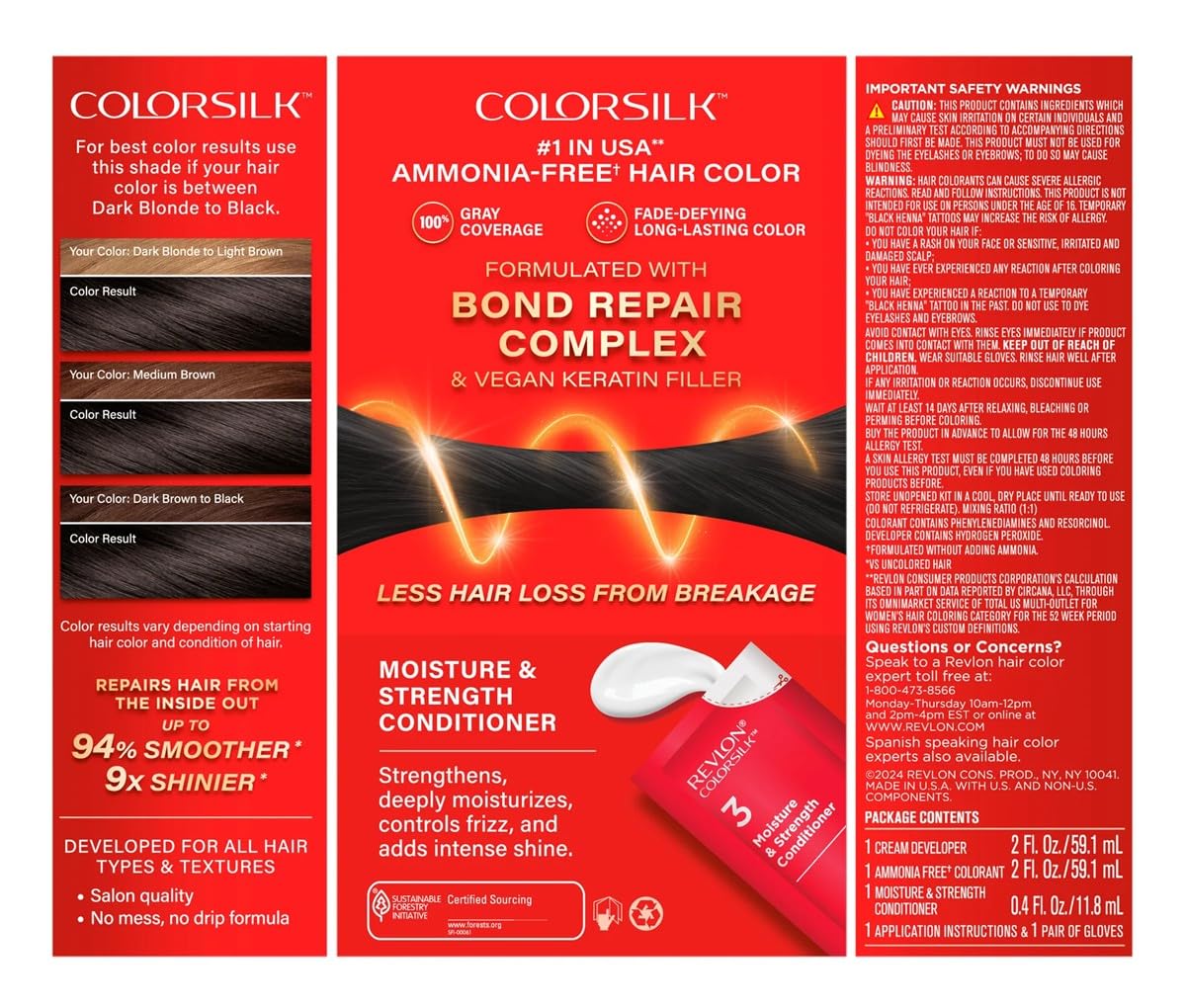 Revlon Colorsilk #11 Soft Black (Pack of 3) Beauty & Personal Care REVLON