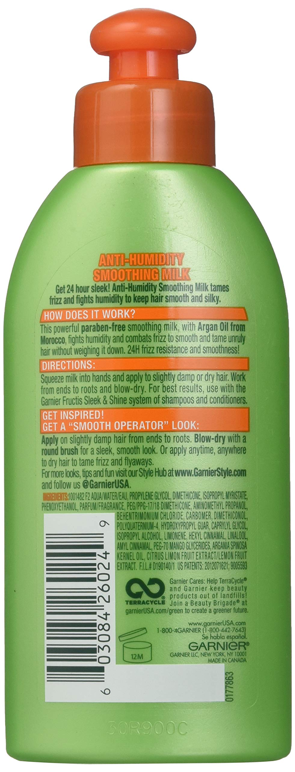 Garnier Fructis Style Anti-Humidity Smoothing Milk 5.10 oz (Pack of 3) Beauty & Personal Care Garnier