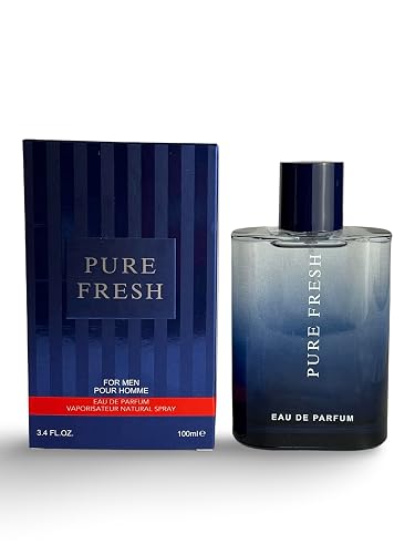 PURE FRESH Eau de Parfum for Men, 3.4 Fl Oz, Warm, Woody, Floral Scent Beauty & Personal Care United Scents