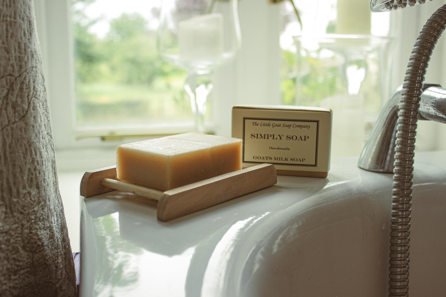 Simply Goats Milk Soap - Made with Raw Goats Milk. Unscented 1 x 100g by The Little Goat Soap Company Beauty & Personal Care The Little Goat Soap Company