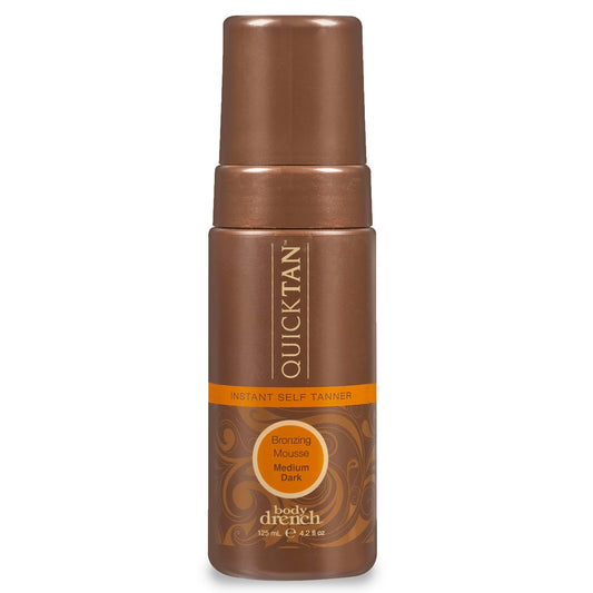 Body Drench QuickTan Self Tanner Mousse - Medium Dark Tan, Sunless Tanning Foam for Body, Natural-Looking Glow, 4.2 oz Beauty & Personal Care Body Drench