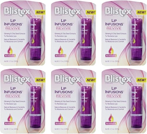 Blistex Lip Infusions Revive Lip Moisturizer 0.13 Ounce (6 Pack) Beauty & Personal Care Blistex