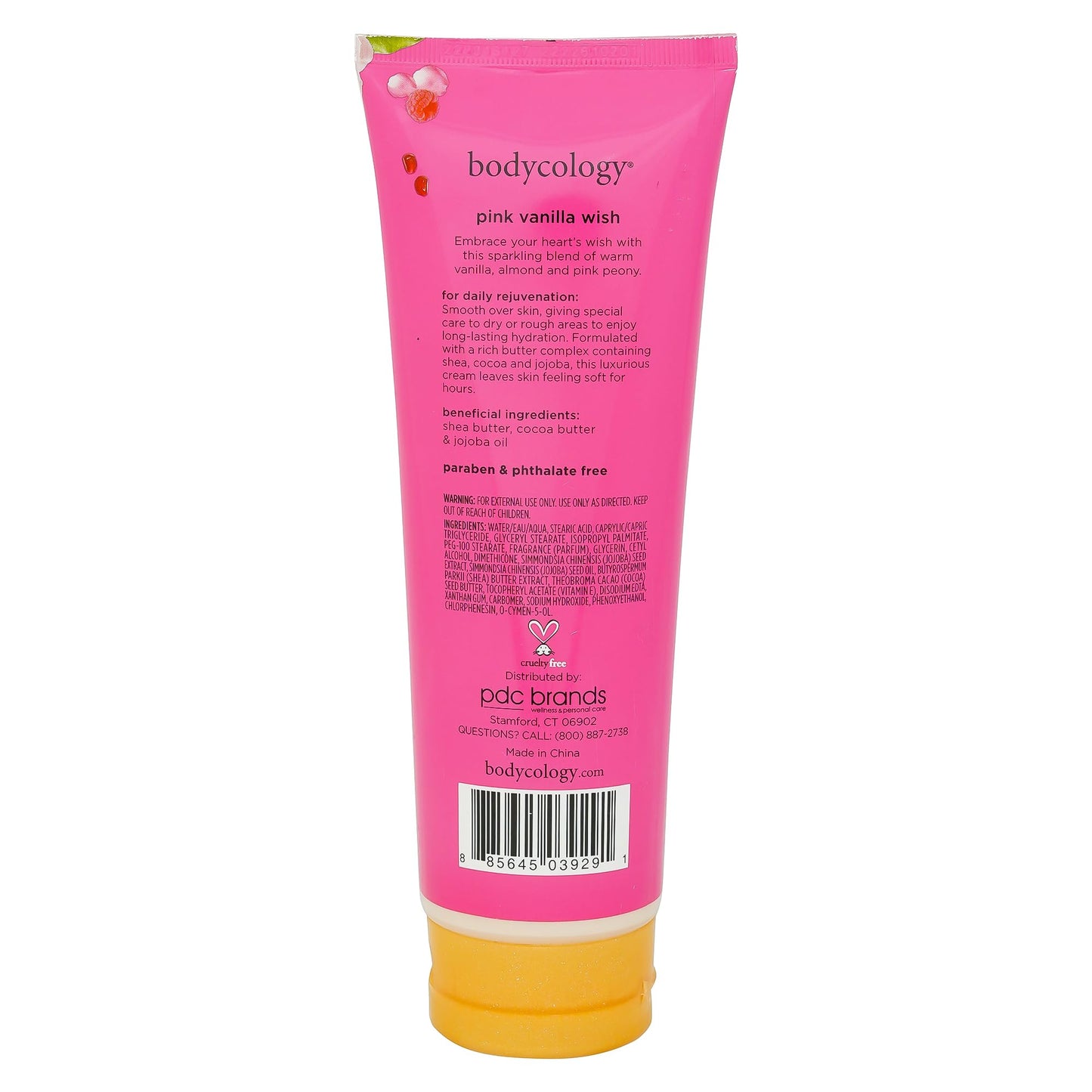 Bodycology Shea Butter Body Cream, Pink Vanilla Wish, 8 oz Beauty & Personal Care Bodycology