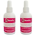 12 Benefits Instant Healthy Hair Treatment, Leave-In Conditioning, Smoothes Frizz, Strengthens & Repairs, Heat Protection Spray, 6 Fl Oz (Pack of 2) Beauty & Personal Care 12 Benefits