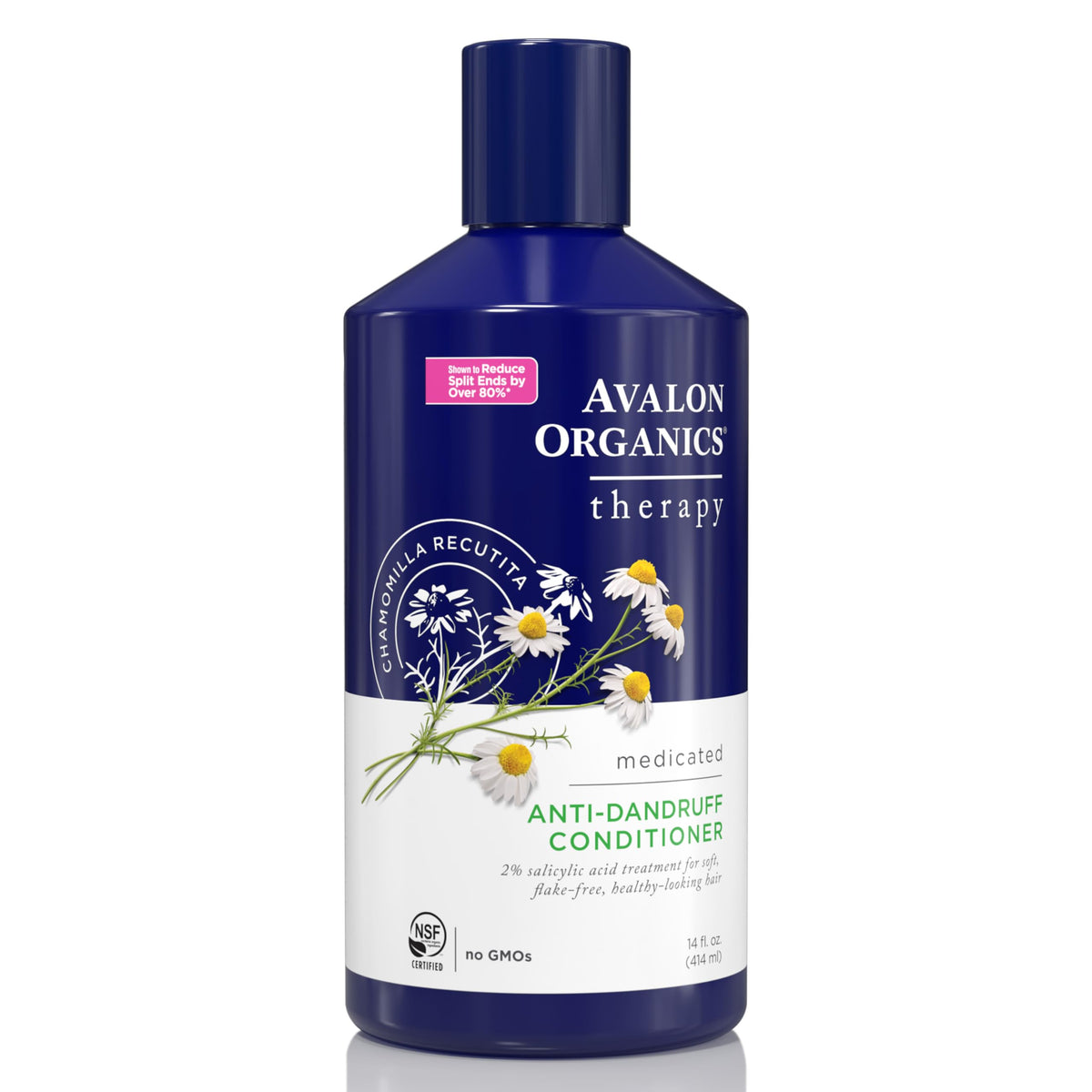 Avalon Organics Therapy Medicated Anti-Dandruff Conditioner for Soft, Flake-Free Hair, 14 Fluid Ounces