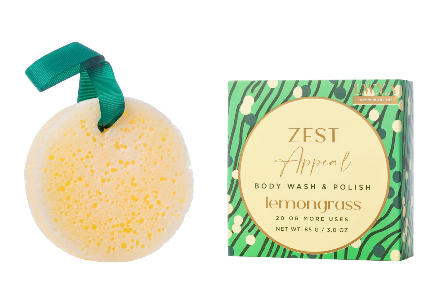 Body Sponges Lemongrass Beauty and Personal Care LWYA