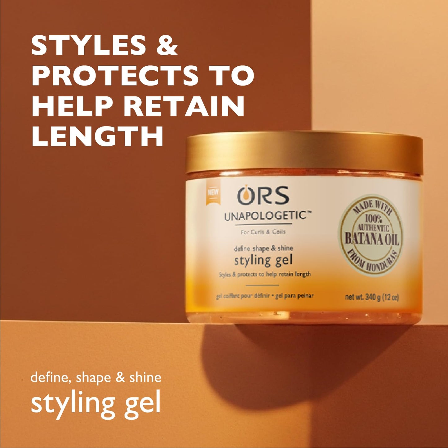 ORS Unapologetic Define, Shape & Shine Styling Gel 12 Ounces Beauty & Personal Care ORS
