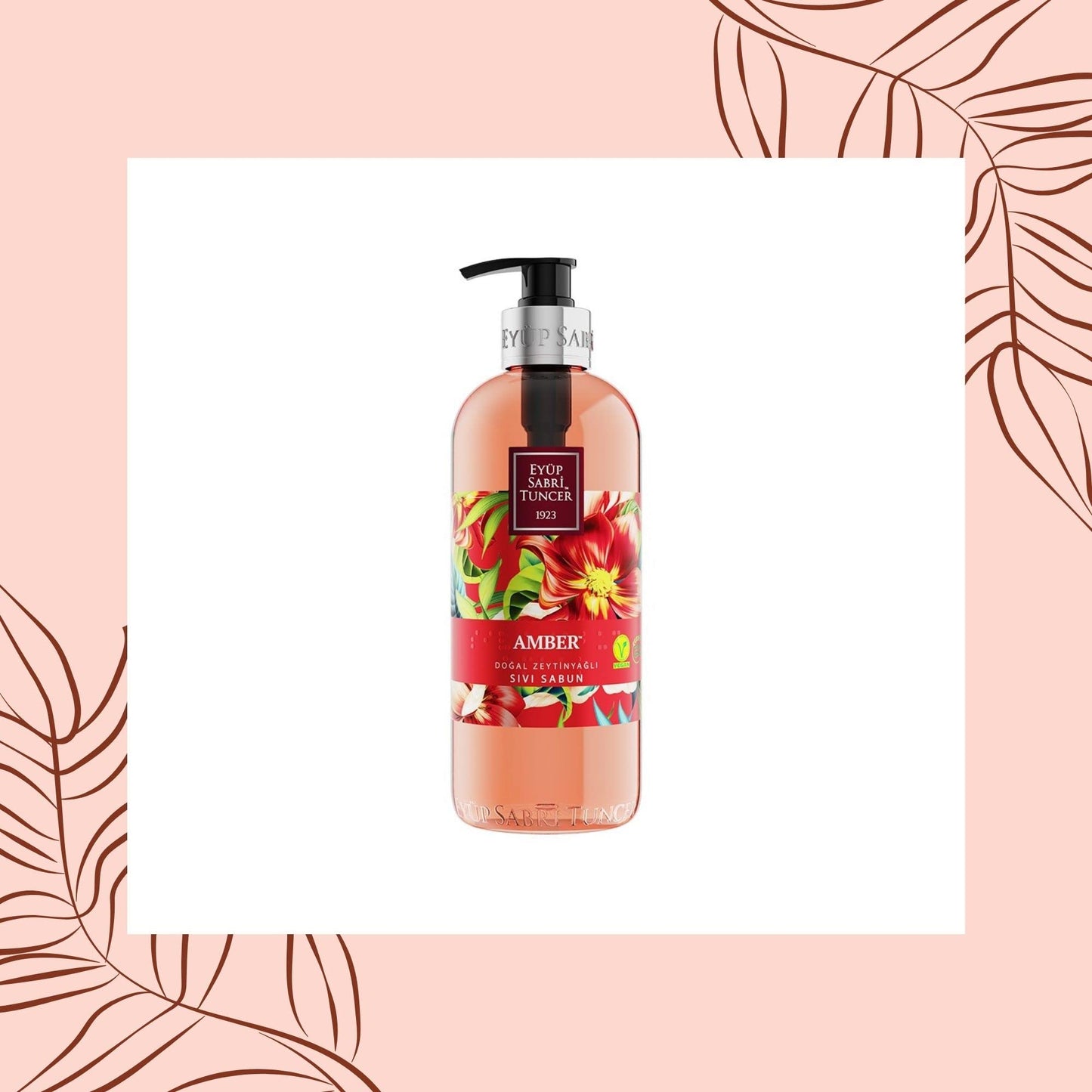 EST Eyup Sabri Tuncer 1923 - Natural Soap Series (Liquid Amber-Natural Olive Oil, 500ml) Beauty & Personal Care EST