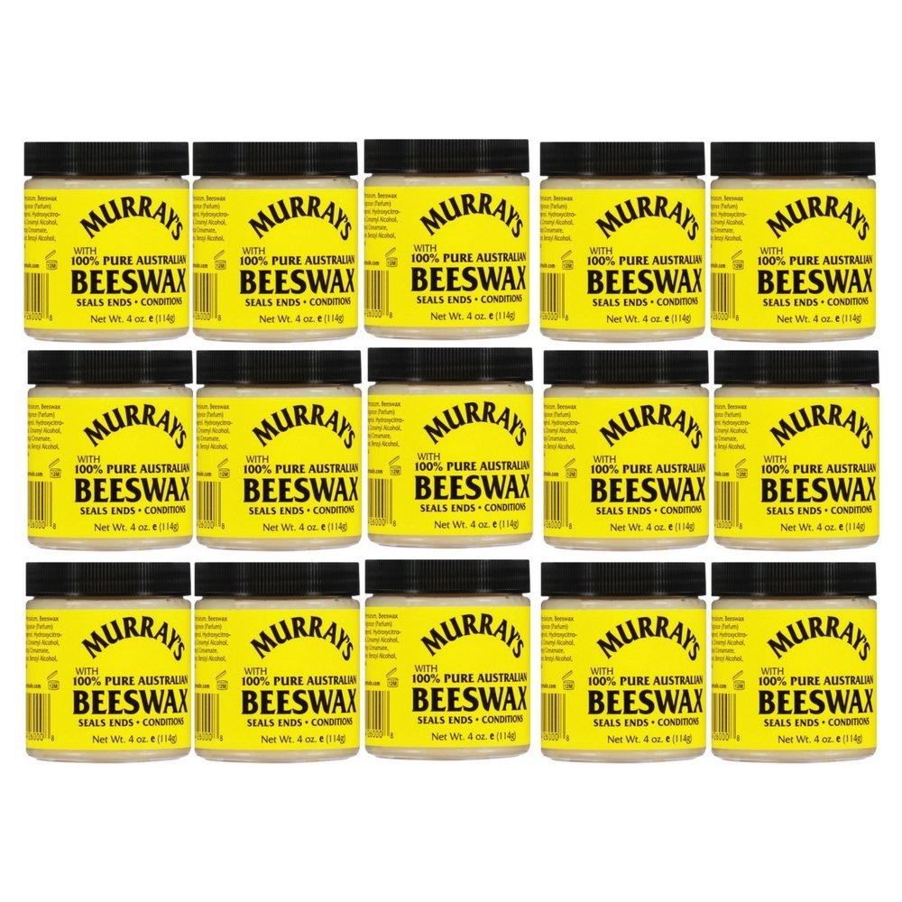 Murrays 100% Pure Beeswax 4 oz (15 pack) Beauty & Personal Care Murrays