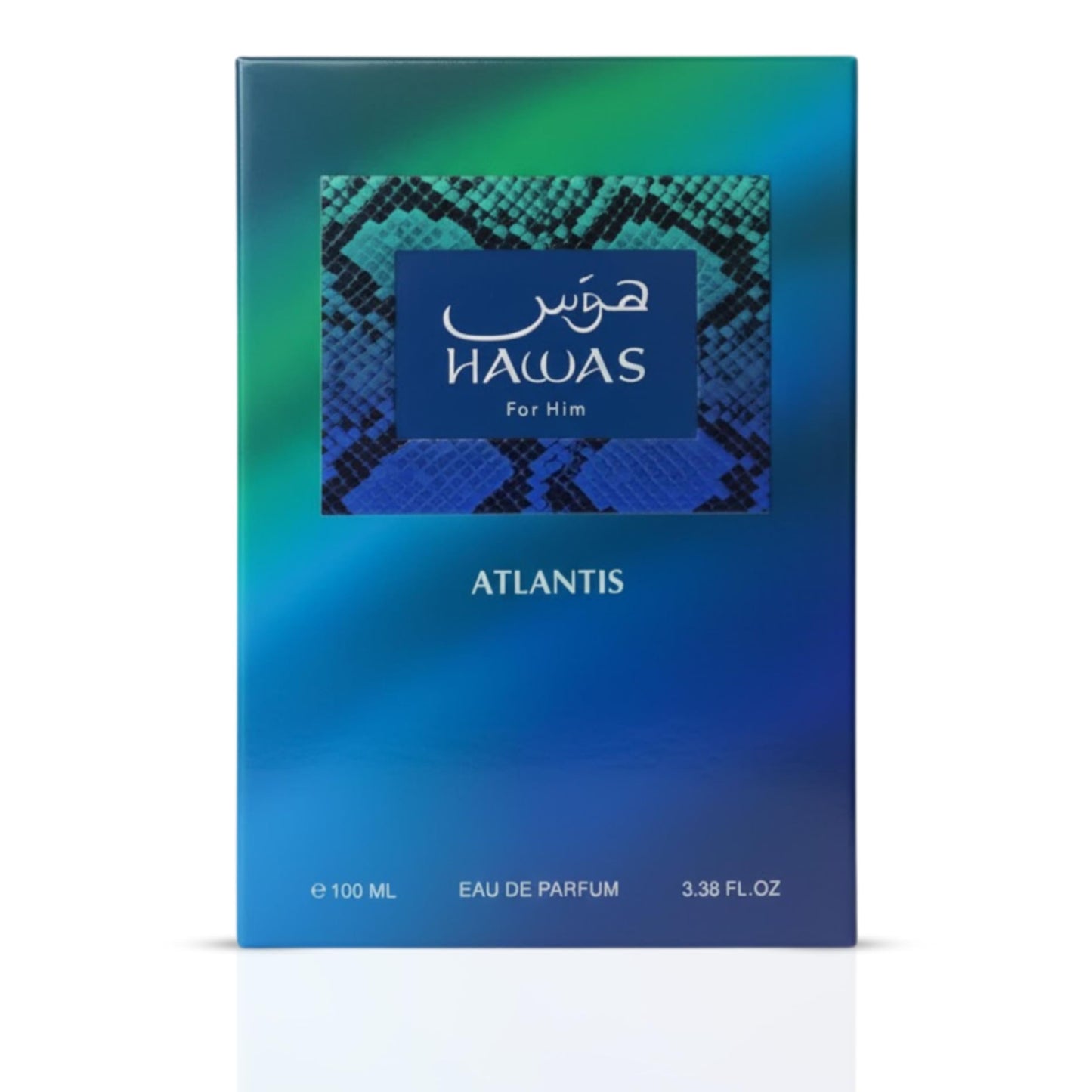 RASASI Hawas Atlantis Eau de Parfum for Men, 100ml (3.4 oz) Fresh & Modern Scent Spray Beauty & Personal Care RASASI