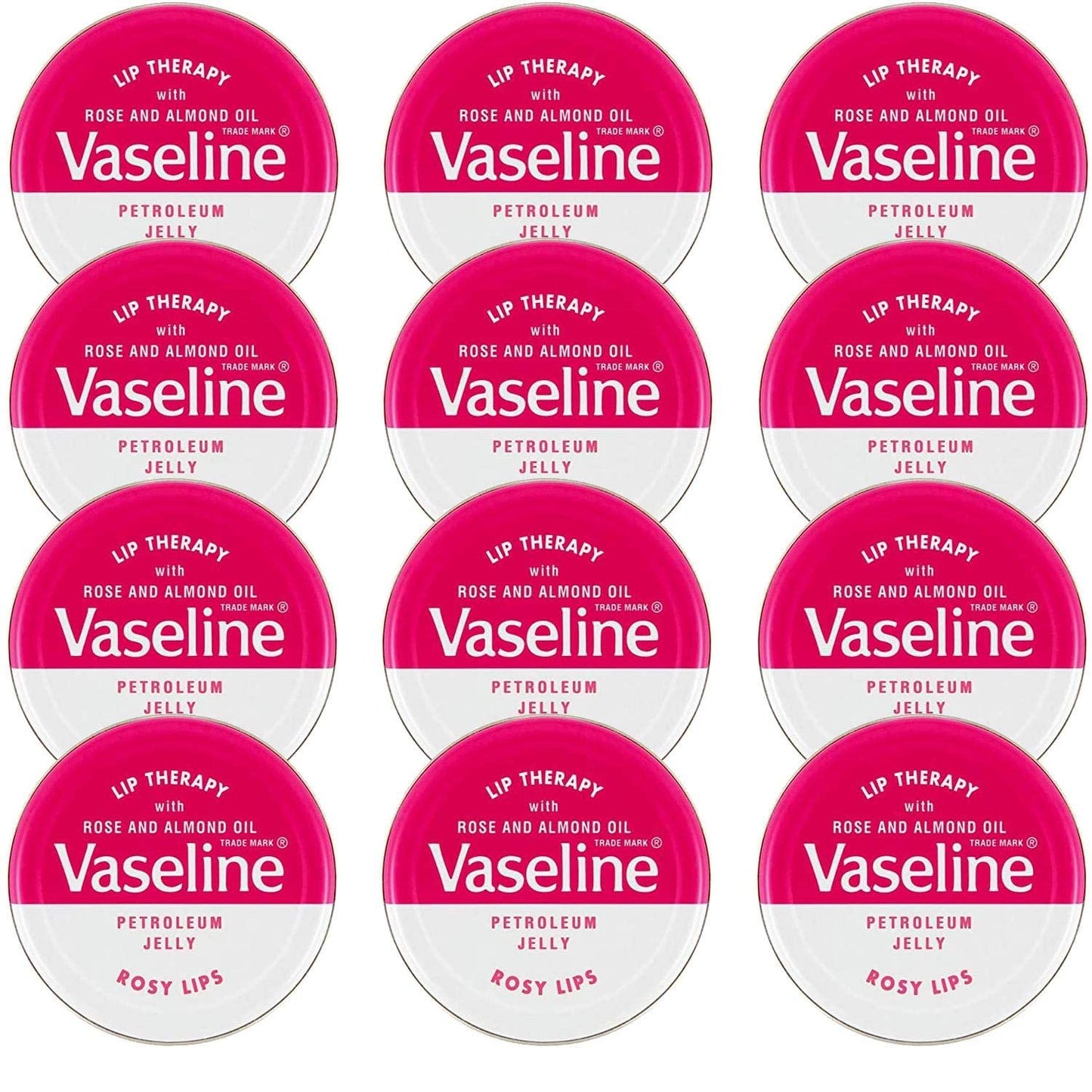 Vaseline Lip Balm 20g/0.705oz (12x20g/0.705, Rosy Lips) Beauty and Personal Care Vaseline