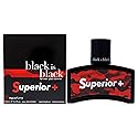 NU Parfums Black Is Black Superior Plus for Men Eau de Toilette Spray, 3.4 Ounce Beauty & Personal Care Nuparfums