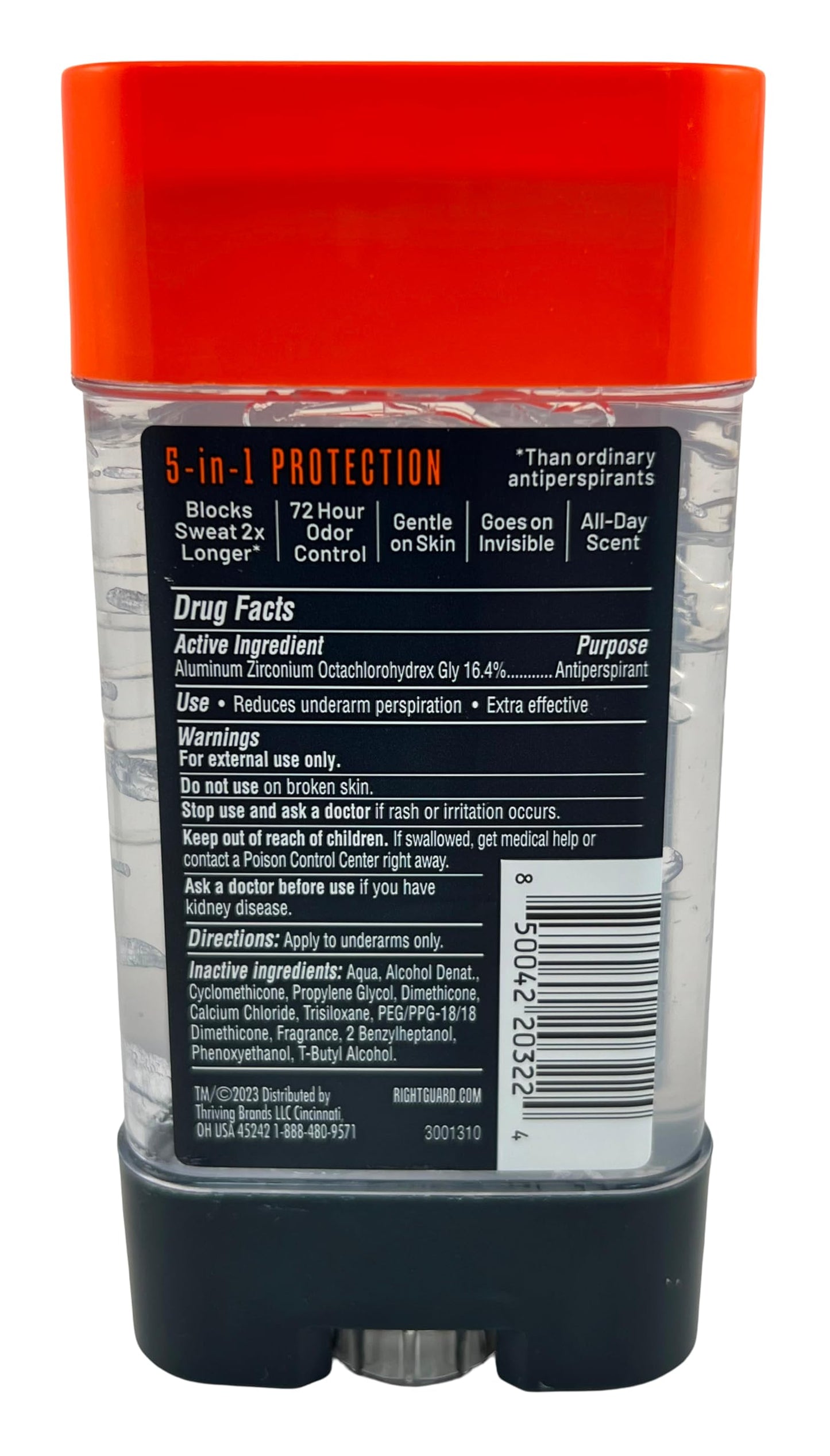 Right Guard Xtreme Defense Arctic Refresh Gel 4 Ounce Men Beauty and Personal Care Right Guard