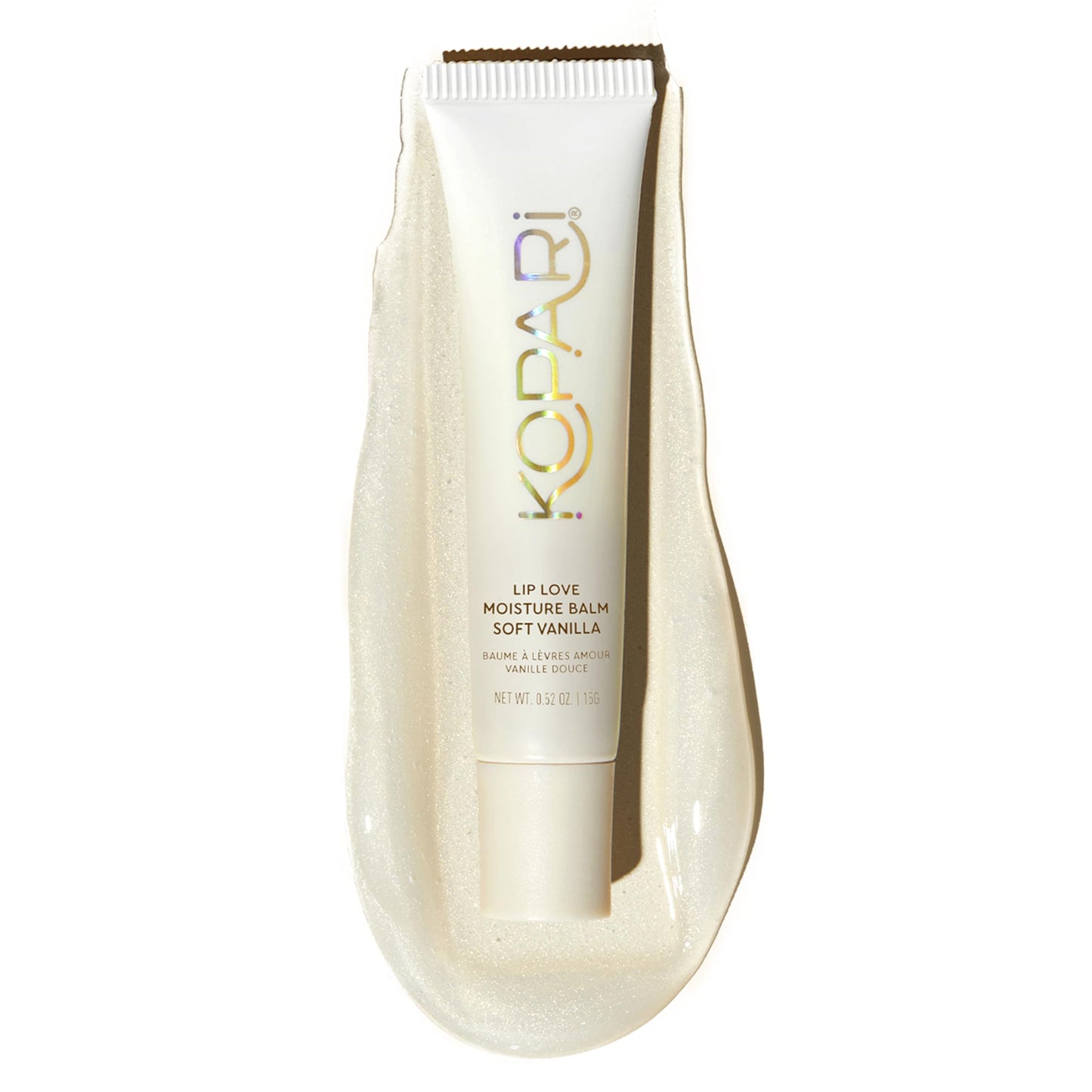 Kopari Lip Love Moisture Balm in Soft Vanilla Shimmer - Ceramide Hydrating Lip Balm with Coconut Oil, Shea & Mango Butters, Clean Vegan, 0.35 oz Beauty and Personal Care Kopari
