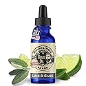 Mountaineer Brand Natural Beard Oil with Lime & Sage Scent | Made in West Virgina | Hydrates, Moisturises, Softens & Conditions for Beard Growth | Beauty & Personal Care Mountaineer Brand, 100% Natural Always