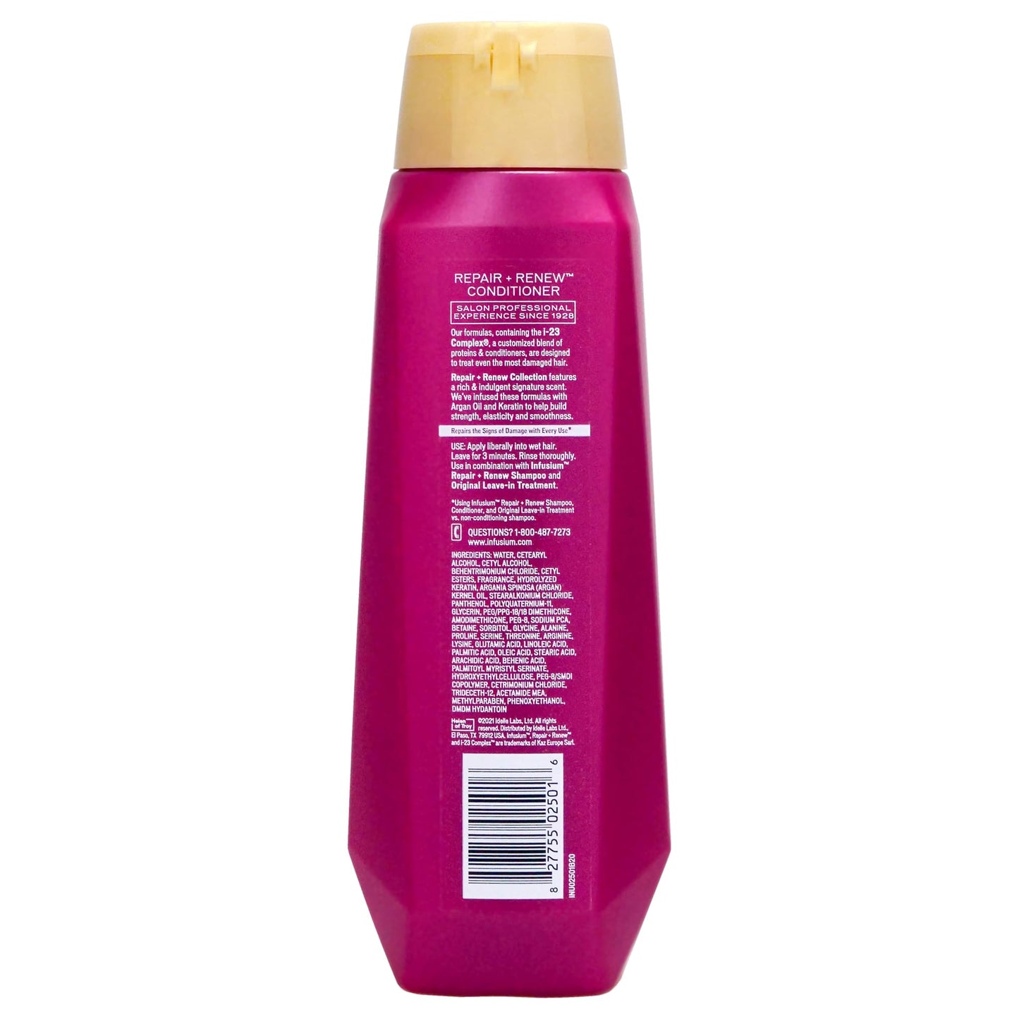 Infusium Repair and Volumize Conditioner - Hair Conditioner with Collagen and Hyaluronic Acid - Plumps Hair, Reduces Brittleness and Frizz - 13.5 oz Beauty & Personal Care Infusium
