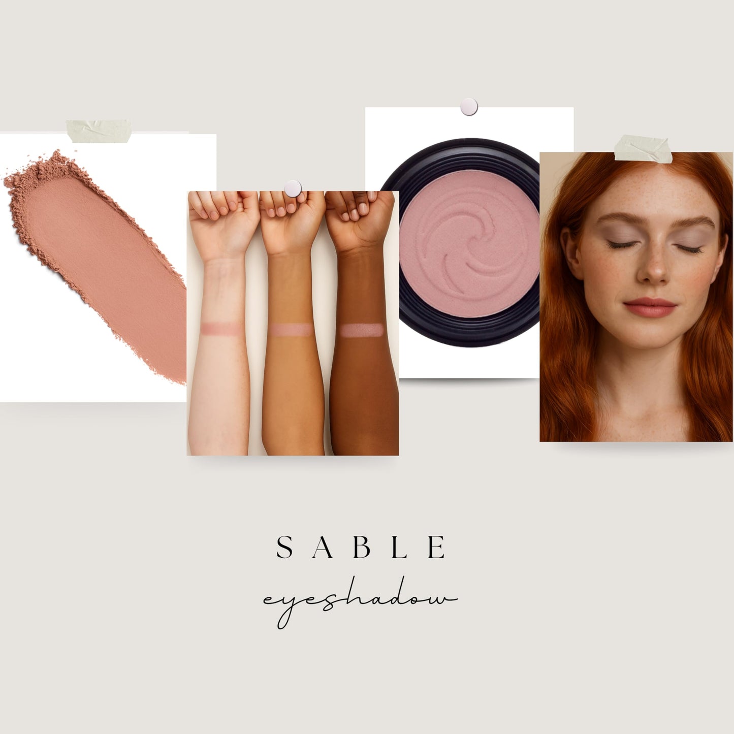 Gabriel Cosmetics,Vegan, Eyeshadow, Sable,0.07 oz. Beauty & Personal Care Gabriel Cosmetics
