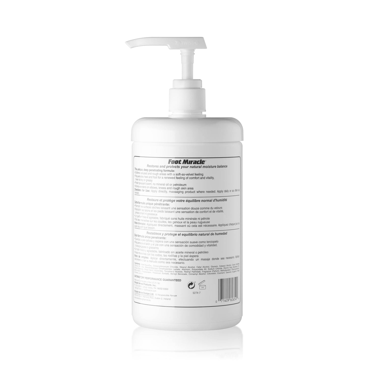 Foot Miracle Therapeutic Cream Practitioner Strength 32 Ounce With Pump Beauty & Personal Care Foot Miracle