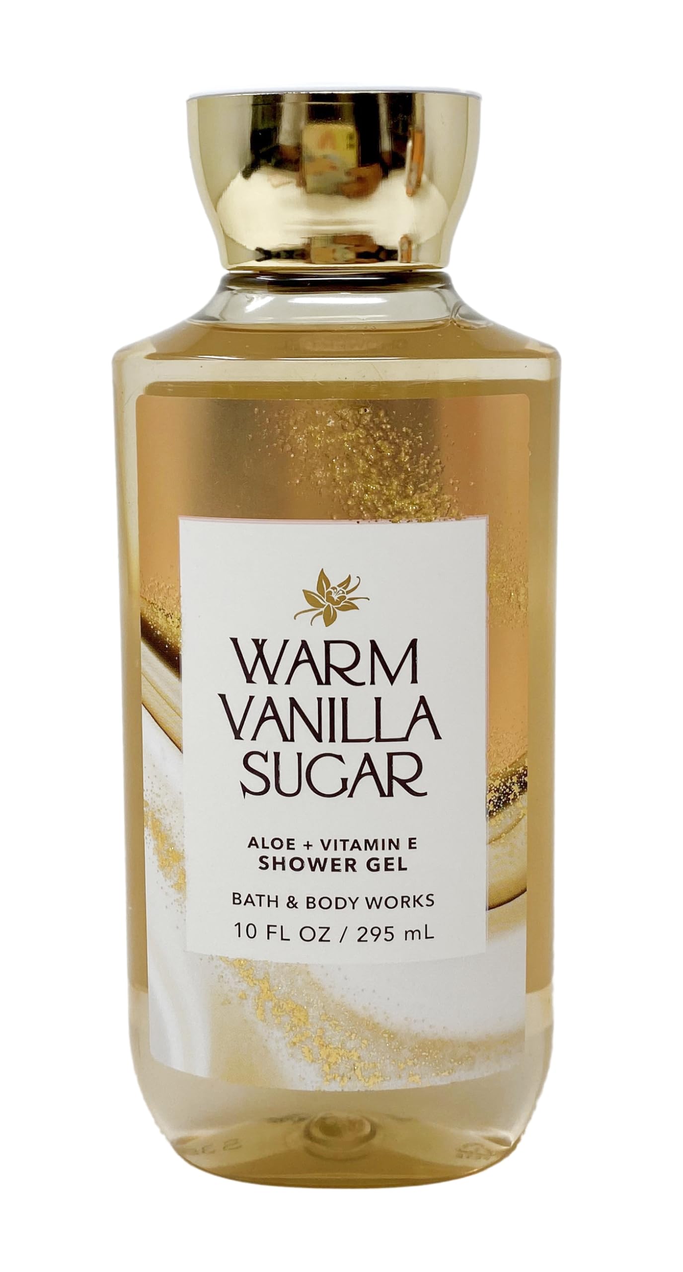 Bath & Body Works Warm Vanilla Sugar Gold Woven Basket 4 Piece Gift Set - Fine Fragrance Mist, Body Lotion, Shower Gel and Body Cream with a Himalayan Beauty and Personal Care Bath & Body Works